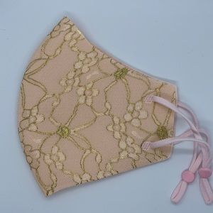 Elegant Lace Face Mask Cover-Pink